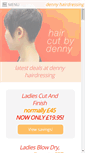 Mobile Screenshot of dennyhairdressing.com